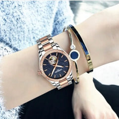 Carnival Fashion Luxury Women Watches Sapphire Star Automatic Mechanical Watch Woman Luminous Relogio Feminino Reloj Mujer Clock