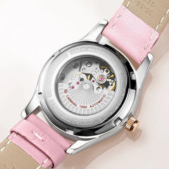 Montre femme 2019 CARNIVAL Fashion Automatic Watch Women Calendar Leather Strap 30m Waterproof Luminous Women Watches Top brand