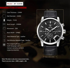 Reloj Hombre BENYAR Fashion Chronograph Sport Mens Watches Top Brand Luxury Business Quartz Watch Clock Relogio Masculino