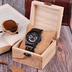 BOBO BIRD Newest Smile Face Design Wood Men Women Watches Chronograph Date Quartz Wristwatch Luxury Versatile Timepieces