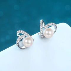 Freshwater Pearl Engagement Stud Earring